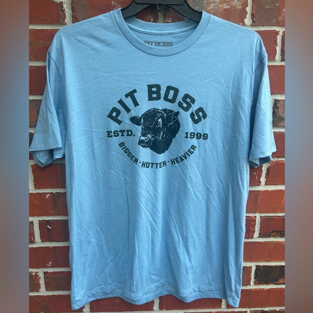 Pit Boss Grills Angus American Men’s Short Sleeve XL T-Shirt Stone Heather A-7